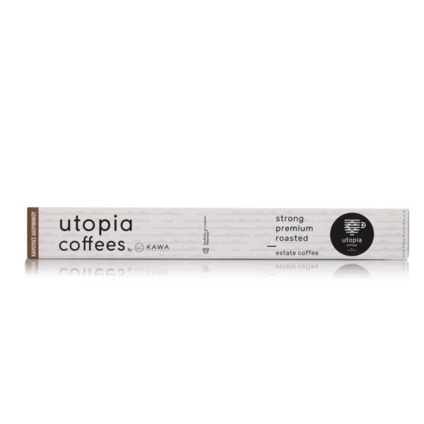 Καφές Utopia Espresso Strong Κάψουλες Αλουμινίου Συμβατές με Μηχανή Nespresso 10 τμχ