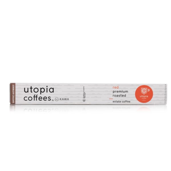 Utopia Espresso Red 10 Aluminium Capsules