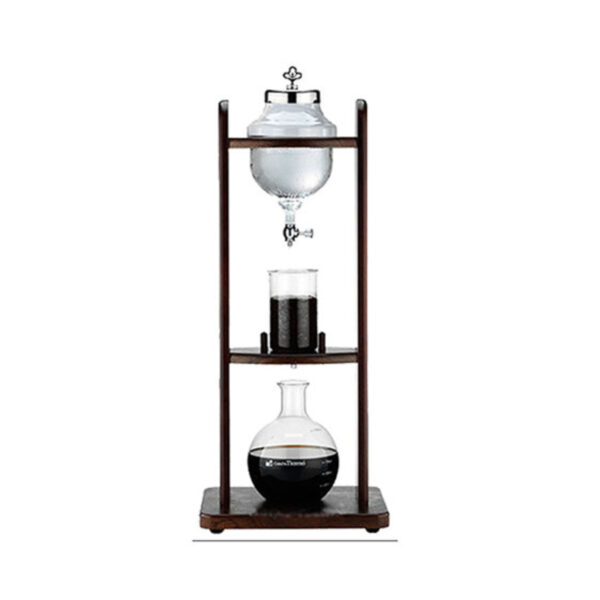Tiamo Cold Water Coffee Dripper Wood Stand Tall 10cups