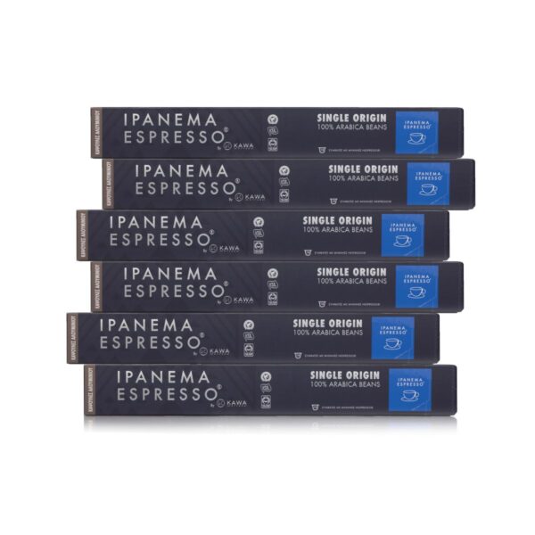 Combo Ipanema Pack 6 πακέτα (60 κάψουλες) Συμβατές με Μηχανή Nespresso